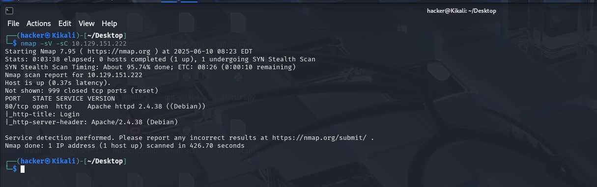 Nmap Scan